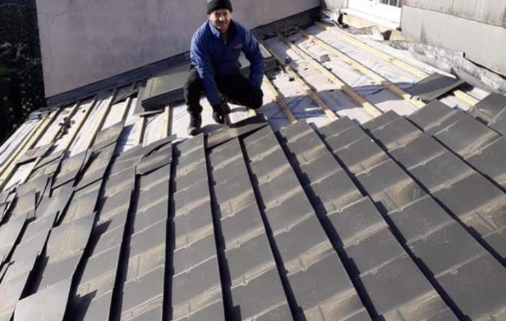 Replacement tiled roof in Oxfordshire
